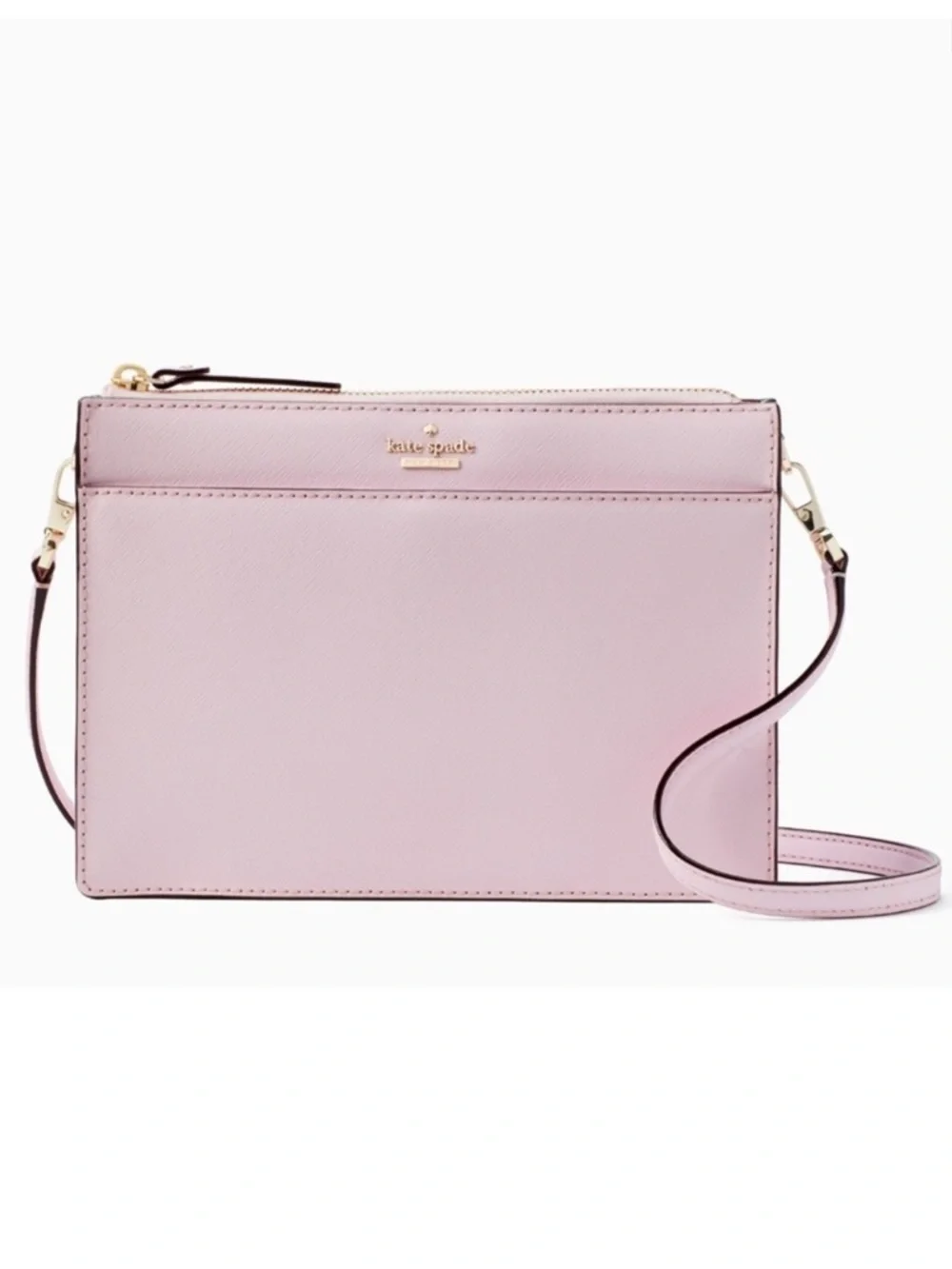KATE SPADE Cameron Street Clarise Pink Lemonade Crossbody Small Leather Bag